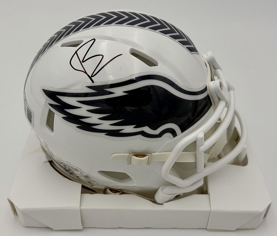 Bradley Cooper signed Eagles mini-helmet - Beckett COA